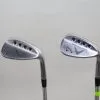 Callaway Mack Daddy Forged Chrome SW, LW Wedge Set RH Graphite Shaft Stiff Flex