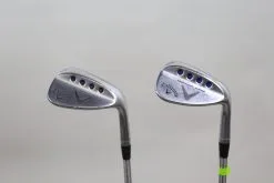 Callaway Mack Daddy Forged Chrome SW, LW Wedge Set RH Graphite Shaft Stiff Flex