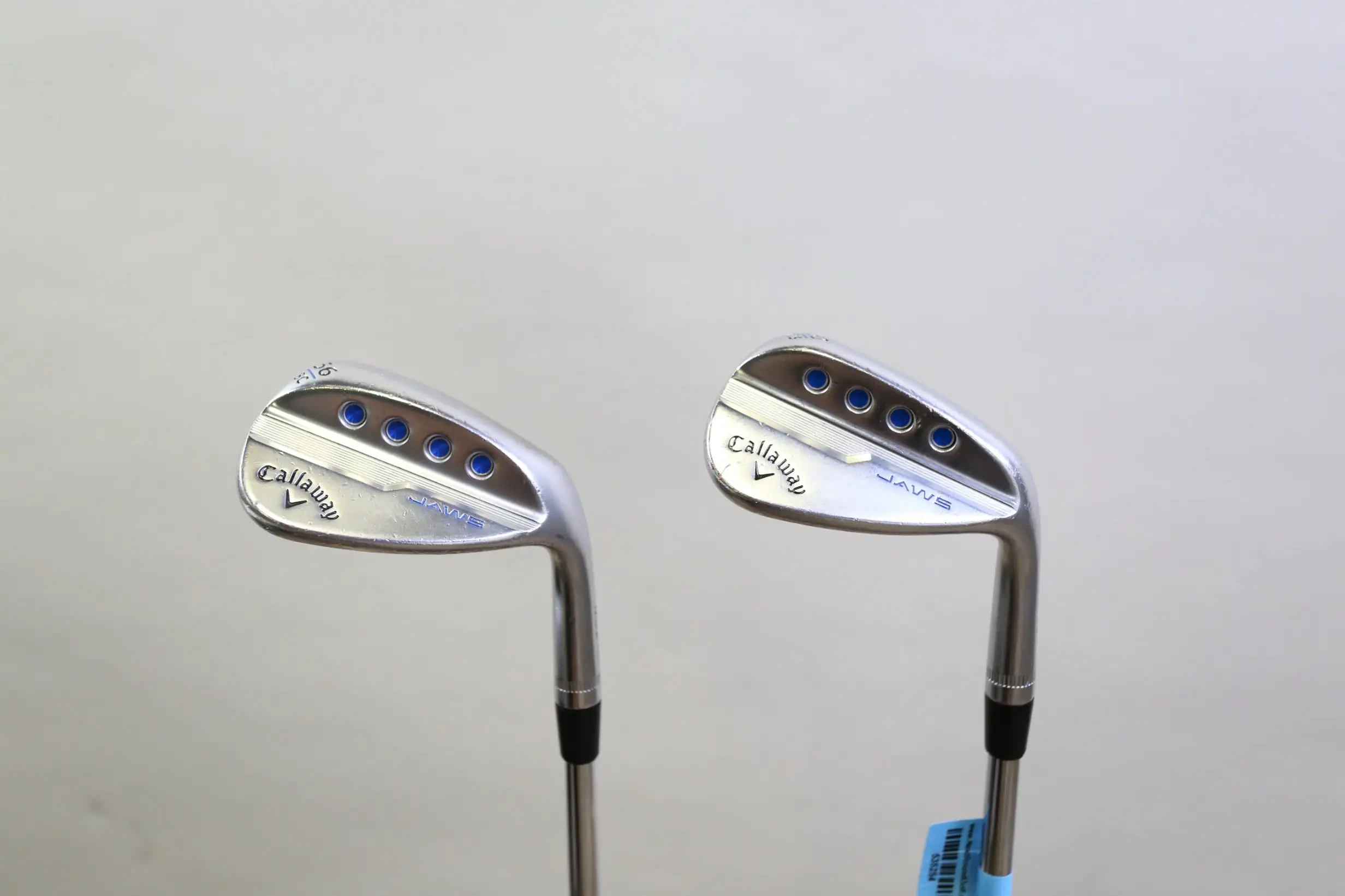 Callaway JAWS Raw Chrome 52* & 56* Wedge Set RH True Temper Steel Shafts Stiff