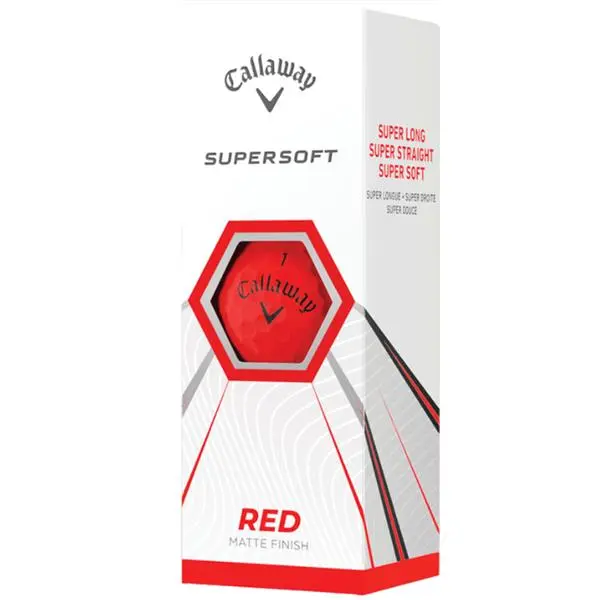 Callaway Supersoft 21 Golf Ball Dozens Red - Image 3
