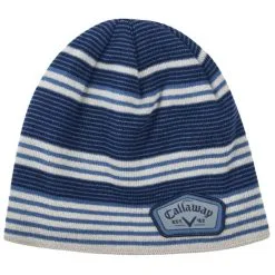 Callaway Gents Winter Chill Beanie Blue Silver Navy