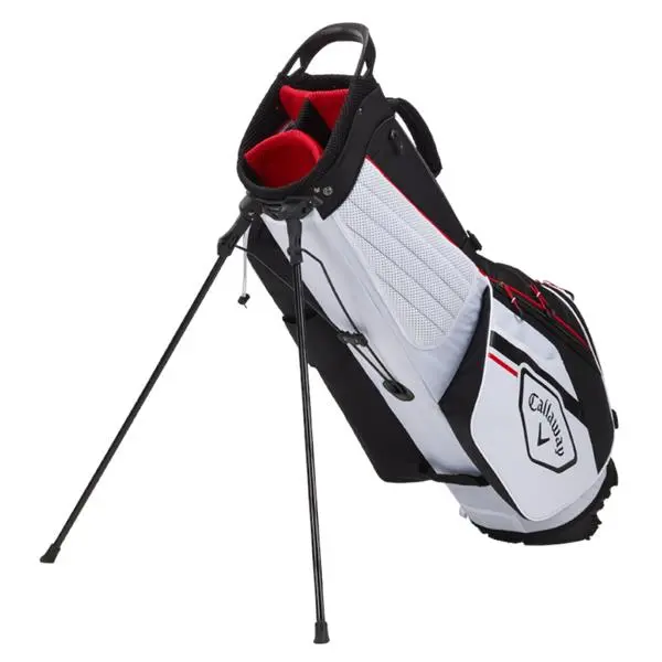Callaway Chev Stand Bag White Black Fire - Image 3