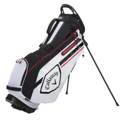 Callaway Chev Stand Bag White Black Fire