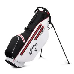 Callaway Fairway C HD Dbl Stand Bag Black White Fire