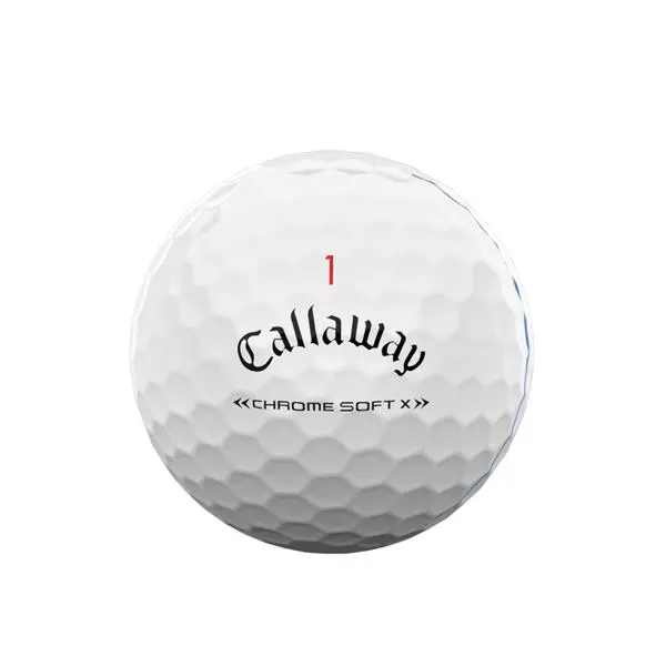 Callaway Chrome Soft X Triple Track Balls White - Image 2