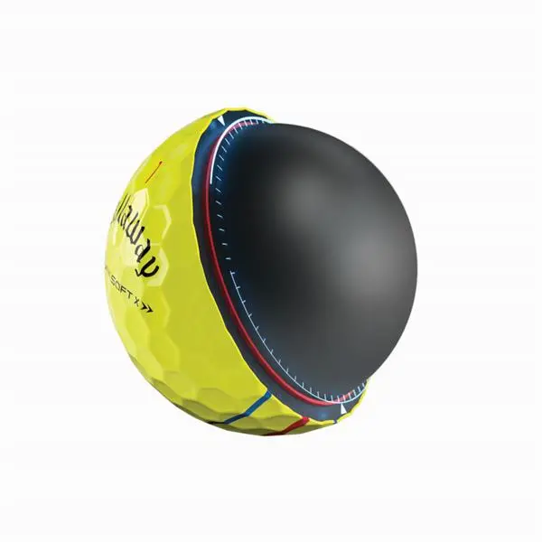 Callaway Chrome Soft X Triple Track Balls Yellow - Image 5
