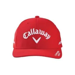 Callaway Gents TA Perf Pro Adjustable Cap Red Heather White