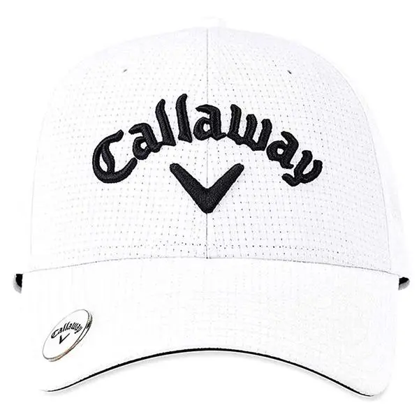 Callaway Gents Stitch Magnet Adj Cap White - Image 3