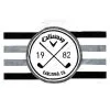 Callaway Tour Towel White Black Charcoal
