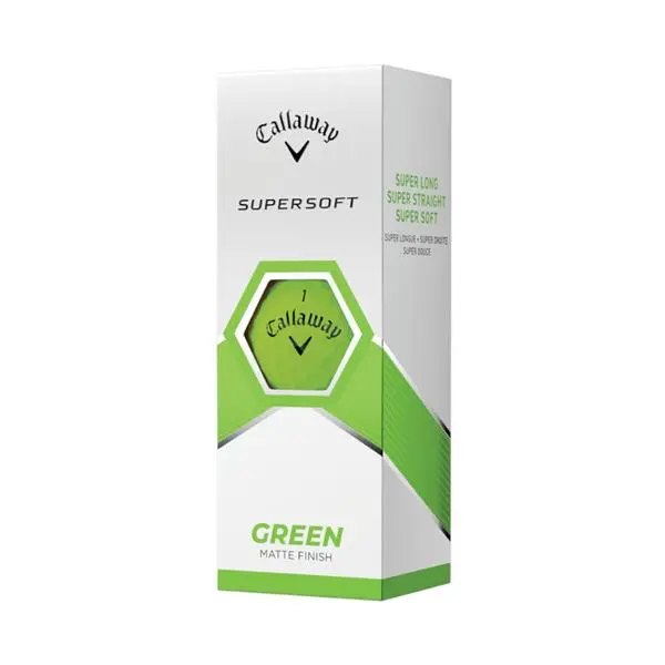 Callaway Supersoft 23 Matte Golf Balls Dozen Green - Image 4