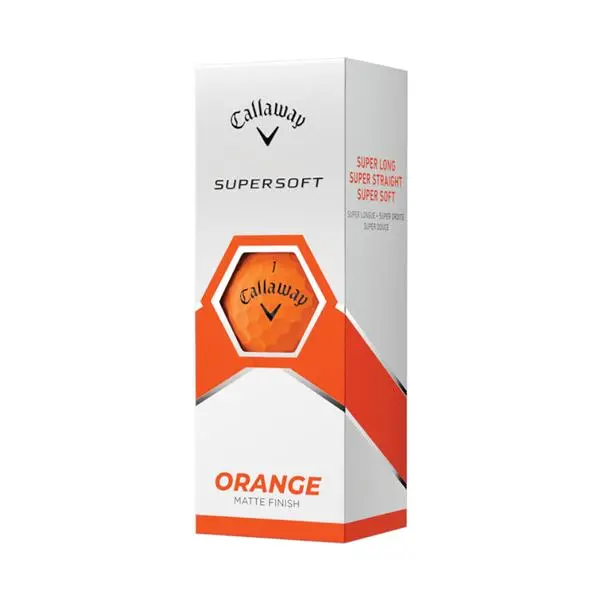 Callaway Supersoft 23 Matte Golf Balls Dozen Orange - Image 4
