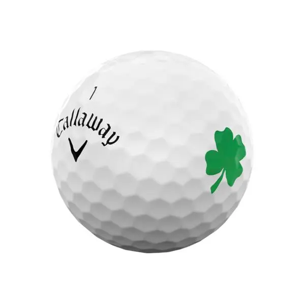 Callaway Supersoft 23 Shamrock Golf Balls Dozen White - Image 2
