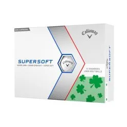 Callaway Supersoft 23 Shamrock Golf Balls Dozen White