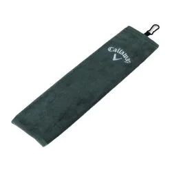 Callaway Tri-Fold Towel 16"x21" Grey