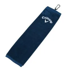 Callaway Tri-Fold Towel 16"x21" Navy