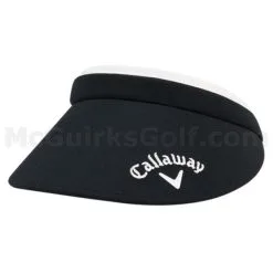 Callaway Ladies Clip Visor Black - White