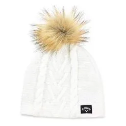 Callaway Ladies Pom Pom Beanie Cream