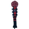 Callaway Pom Pom Driver Headcover Navy Red White
