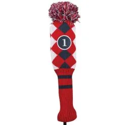 Callaway Pom Pom Driver Headcover Red - Titanium - White