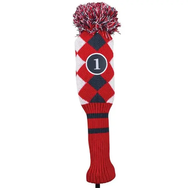 Callaway Pom Pom Driver Headcover Red - Titanium - White