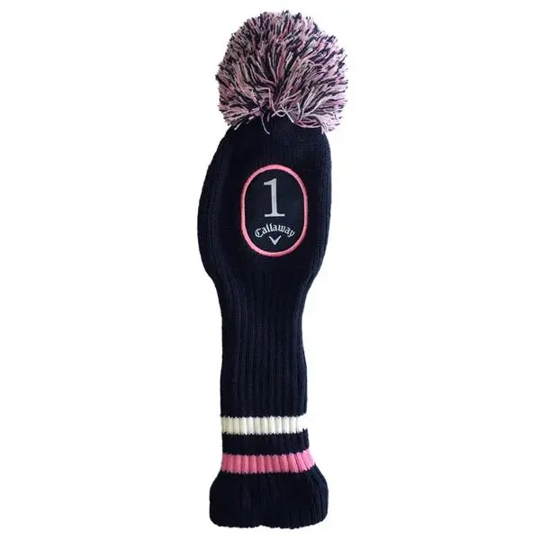 Callaway Pom Pom Driver Headcover Navy Pink