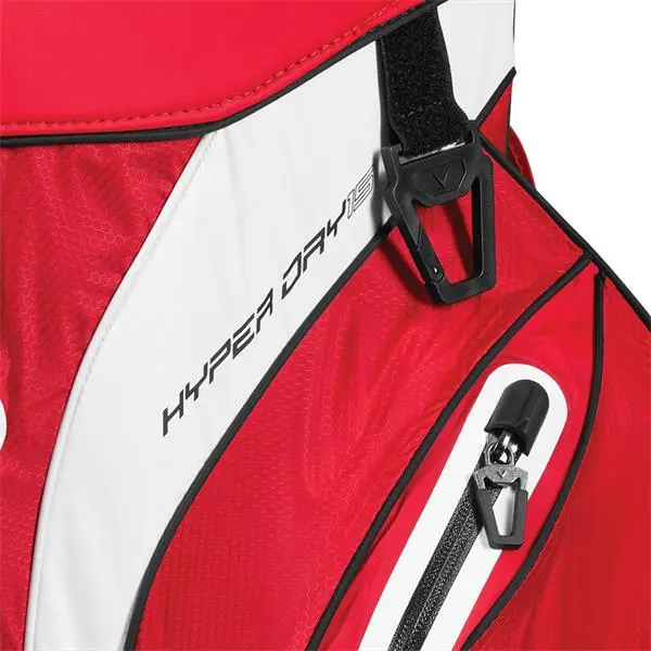 Callaway Hyper Dry 15 Cart Bag Red - White - Image 2