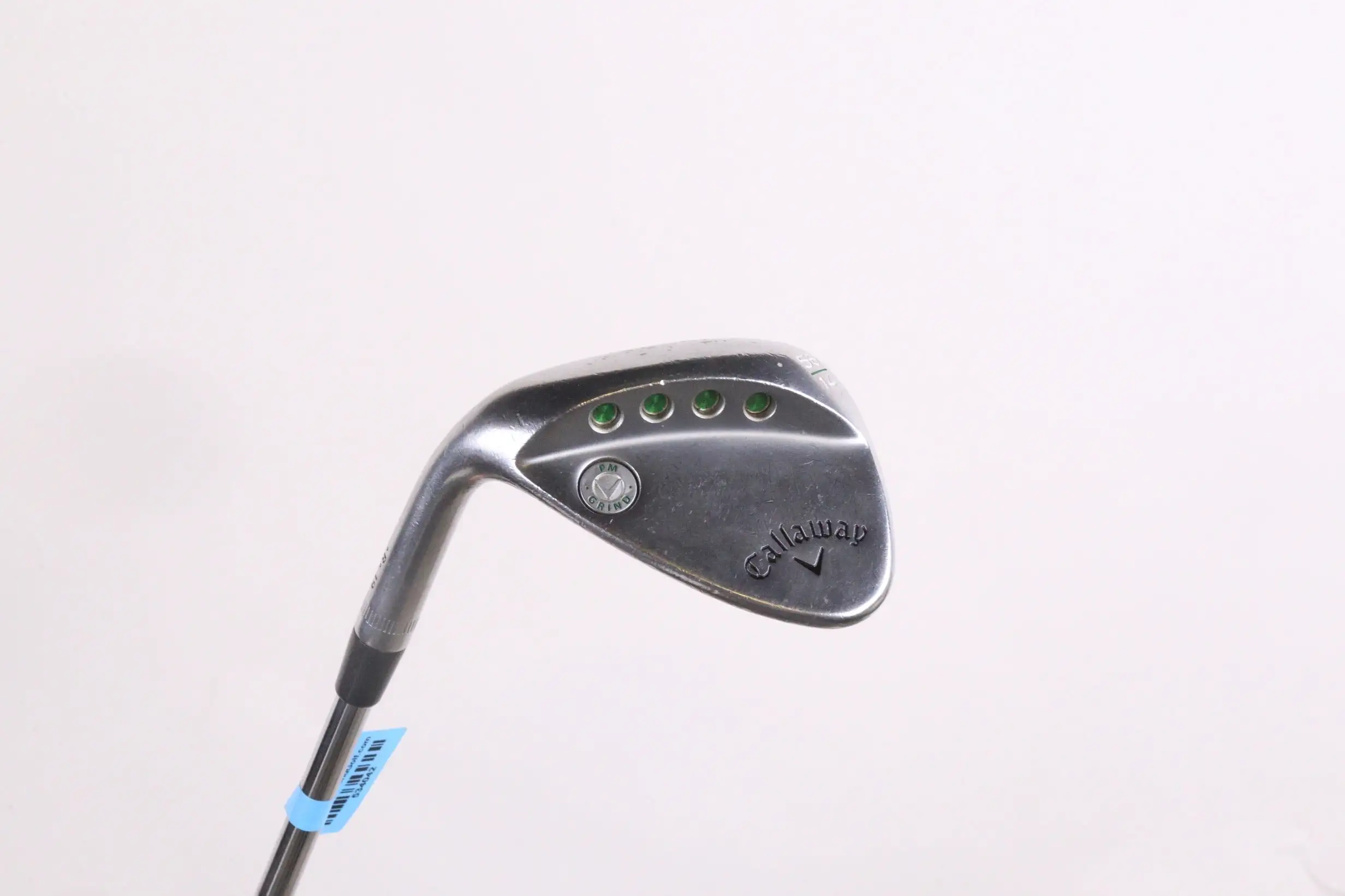 LEFTY Callaway PM Grind Chrome 56* Wedge 14*b 34.75 In Steel Shaft Stiff Flex